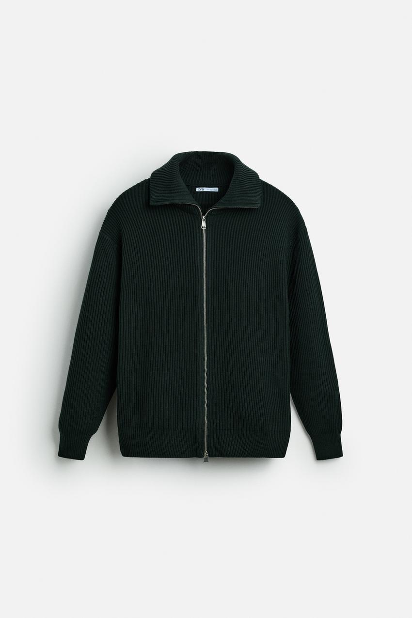 Cashmère Zip Cardigan - Malière