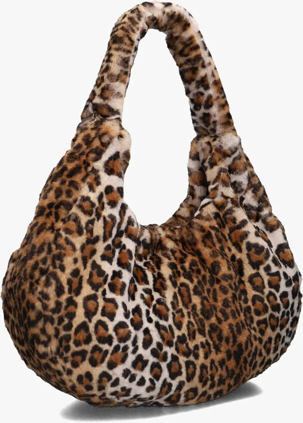 Plüsch Leopard Tasche