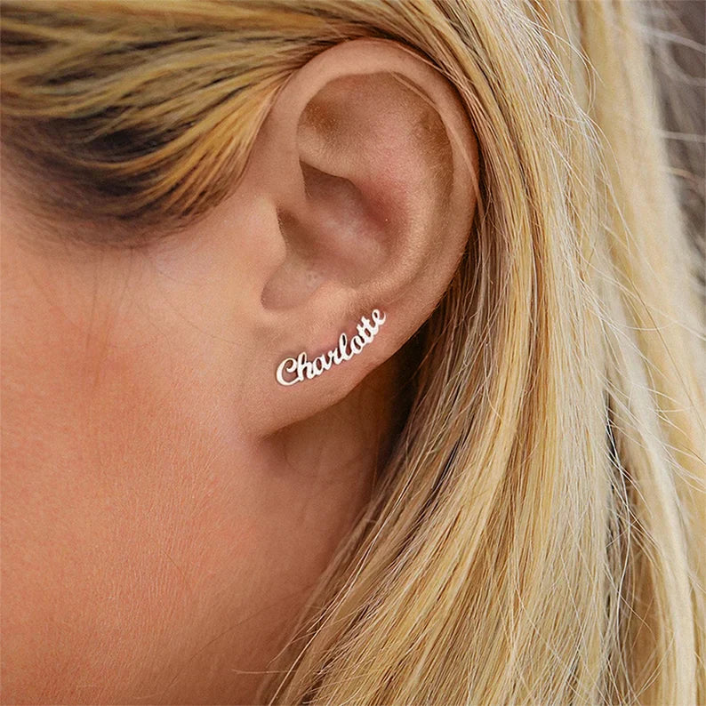 Personalized Name Earrings