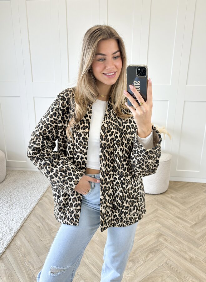 Leopard jacke