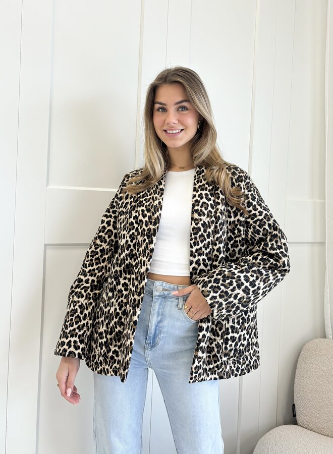 Leopard jacke