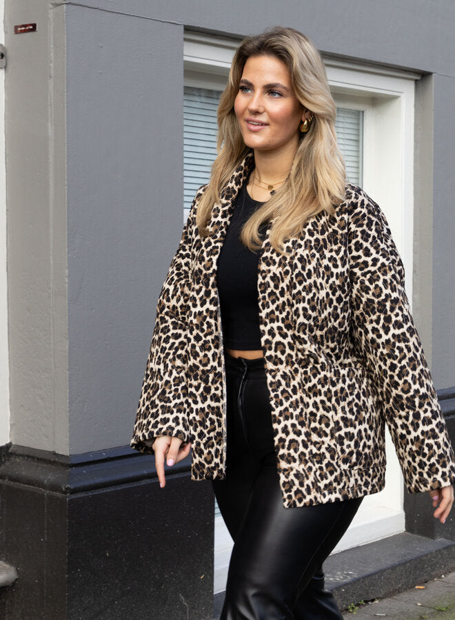 Leopard jacke